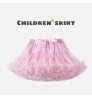Hot-selling 0-9 years old children's mesh fluffy pink tutu dress skirt baby girl birthday princess short tulle skirts