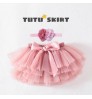 fashion baby princess Girls bowknot skirts and flower head bandsets 2 pieces set children lace Ball Gown