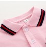 Wholesale High Quality 100%Cotton Summer Baby Clothing Short Sleeve Baby Girls Polo Dress