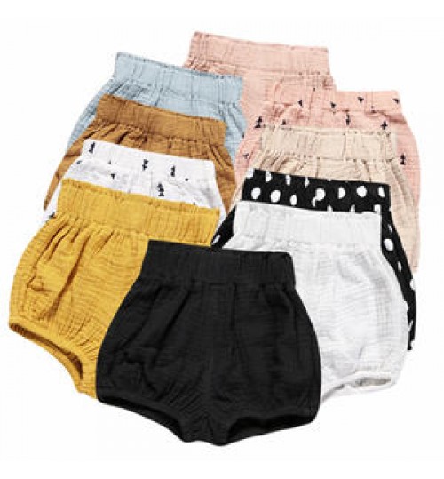 2021 New Arrival Babies Harem Pants Baby Pants Shorts Boys Girls Wide Leg Short Pants