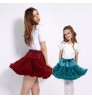 Fluffy infant toddler ballet tulle princess party dress bow soft mesh skirt minimalist baby girl tutu skirt