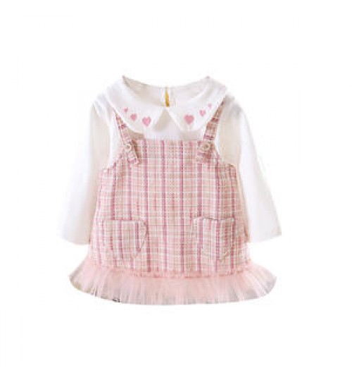 kids girl dress autumn new style girl dresses Good quality and low price 1 to 4 years baby dresses