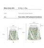 New custom baby cotton and waterproof full green print Diaper skirt with Elastic waist