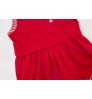Hot selling fashion baby girls clothing dresses clothes skirt red color