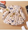 2022 New Spring Baby Dress Kids Clothing Hallowmas Girls Girl Printed Skirt Children Wears Girl dress