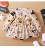 2022 New Spring Baby Dress Kids Clothing Hallowmas Girls Girl Printed Skirt Children Wears Girl dress