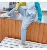 Children's trousers boys and girls spring and autumn 1-12 years old sweatpants baby casual waffle children's pants
