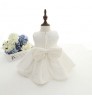 DMFGD Kid Girl Gowns Party Wear Baby Tutu Dress 1Month Lace White Baby Dress New Born Baby Formal Baptism Set
