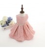 DMFGD Kid Girl Gowns Party Wear Baby Tutu Dress 1Month Lace White Baby Dress New Born Baby Formal Baptism Set