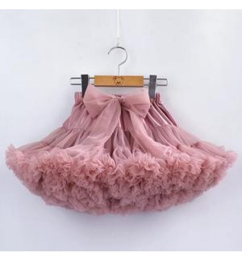 European Baby Girls Tutu Skirts Fluffy Pettiskirt Girl Tulle Skirt