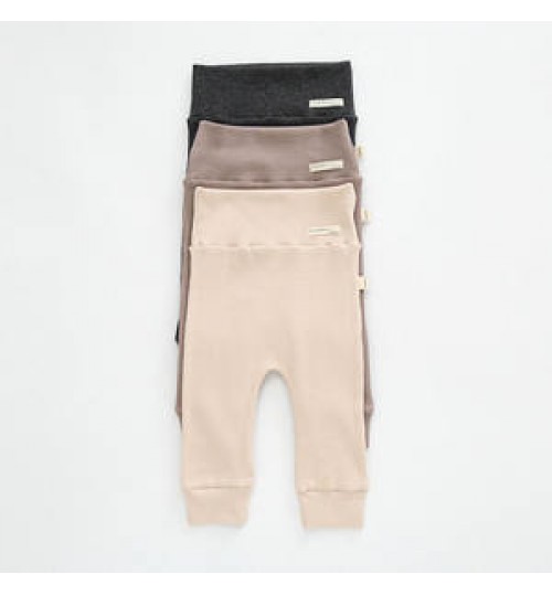 2021 New Arrival Fashion Comfortable Soft Ribbed Cotton Baby Legging Kids Pants