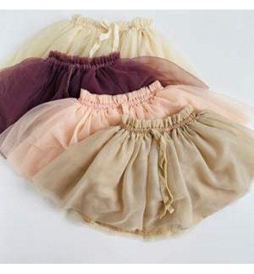 Fashion baby girls solid color dancing wear skirts dresses sweet design kids girls party wear skirts