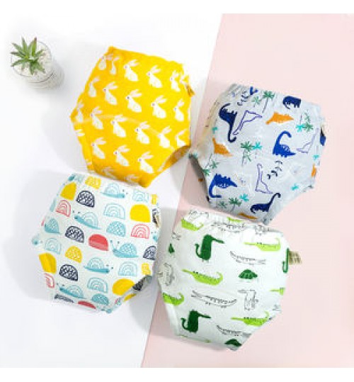 Customization Baby Wear Comfortable Muslin Tree Play Reusable Baby Diaper Training Pants