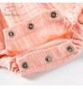 JamBear 100% Organic Cotton Infant Clothes Comfortable Long Sleeve Baby Dresses Clothes Newborn Baby Knotted Gown Baby Skirts