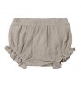 Summer new baby solid color cotton and linen triangle casual big PP baby shorts bloomers pants