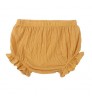 Summer new baby solid color cotton and linen triangle casual big PP baby shorts bloomers pants