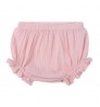 Summer new baby solid color cotton and linen triangle casual big PP baby shorts bloomers pants