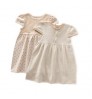 Wholesale Custom Super Soft 100% Organic Color Cotton No Dyeing Newborn Baby Girl Dresses