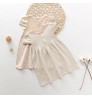 Wholesale Custom Super Soft 100% Organic Color Cotton No Dyeing Newborn Baby Girl Dresses