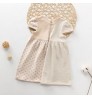 Wholesale Custom Super Soft 100% Organic Color Cotton No Dyeing Newborn Baby Girl Dresses