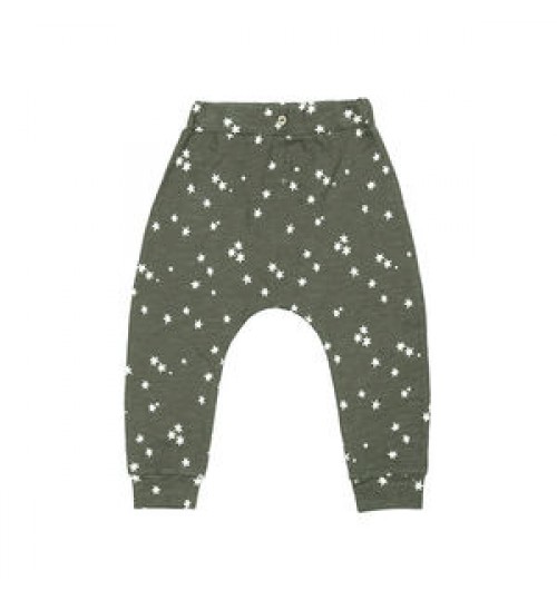slub organic cotton baby harem pants