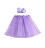 Newborn photography props baby tutu dress baby skirt with headband pictures tutu skirt set