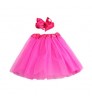 Newborn photography props baby tutu dress baby skirt with headband pictures tutu skirt set