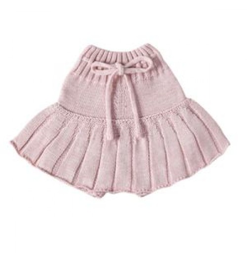Girls plain dyed kids sweater skirt Budi spring new children baby acrylic sweater skirt