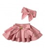 Factory manufacturer kids clothes lovely cotton baby girl's dancing mini skirts