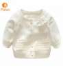 Baby Sweater Custom Factory Plain Blank Baby Solid Color Cardigan Sweater Simple Girl Knit Cardigan