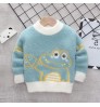 wholesale baby sweater Imitate mink velvet autumn and winter new thickened jumper baby boys' sweaters baby sweaters