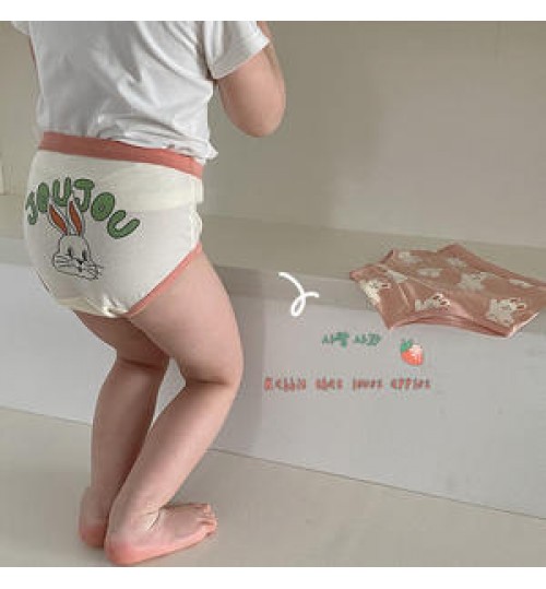 Little Girls Boys Soft Cotton Undies Comfort Brief Panties Child Kids Toddler Baby Underwear