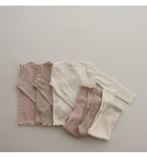 Hot selling infant pajamas set baby home clothes two-piece set baby underwears