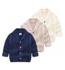 Autumn Winter Infant Toddler Ribbed Clothing Kid Casual Cardigan Children Knit Clothes Babi Girl Boy Baby Sweaters
