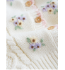 Factory Custom Wholesale baby sweater cotton hand made embroidery flower baby girl sweaters