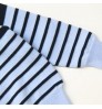Boys Jacquard Knit Sweater Long Sleeve Round Collar Striped Sweater Baby Cotton Pullover Sweater