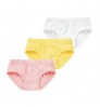 Factory wholesale custom breathable organic cotton baby girls' underwear with bow