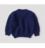 Factory Custom Winter 100% Cotton Chunky Warm Toddler Unisex Baby Crewneck Knit Baby Sweater
