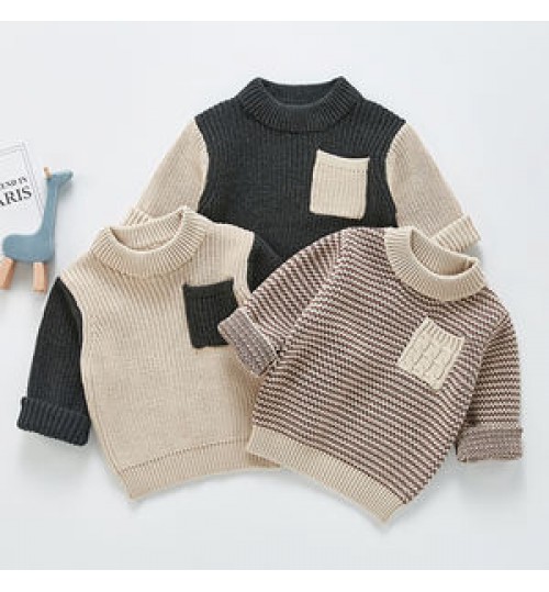 Baby Boys Girls Kids Sweater New 2021 Spring Autumn Boys Girls Long Sleeve Knitted Sweater Boys Girls Sweaters