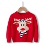 Wholesale Unisex Baby Christmas Cartoon Printed Sweater Baby Winter Sweater Top