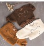 Lamb Fleece Cotton Baby Clothing Customized Baby Top Bear pattern Design Baby Sweater