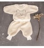 Lamb Fleece Cotton Baby Clothing Customized Baby Top Bear pattern Design Baby Sweater
