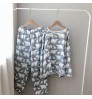 Bamboo Fiber Kids Clothes Simple Toddlers Kids Pajamas Baby Underwears Boys Girls' 2-Piece girls underwear bamboo pajamas kids