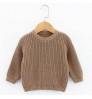 Newborn Baby 100% Cotton Soft Kids Sweaters Plain Knitted Infant Baby Cardigan