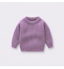 2022 Hot Sale Custom Chunky Knit Oversized Knitted Newborn Baby Jumper Sweater Kids Pullover Baby Sweaters