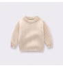 2022 Hot Sale Custom Chunky Knit Oversized Knitted Newborn Baby Jumper Sweater Kids Pullover Baby Sweaters