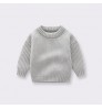 2022 Hot Sale Custom Chunky Knit Oversized Knitted Newborn Baby Jumper Sweater Kids Pullover Baby Sweaters