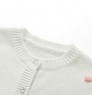 Baby Cotton Cardigan Sweater Baby Girl / Boy White Sweater