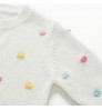 Baby Cotton Cardigan Sweater Baby Girl / Boy White Sweater