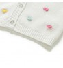 Baby Cotton Cardigan Sweater Baby Girl / Boy White Sweater